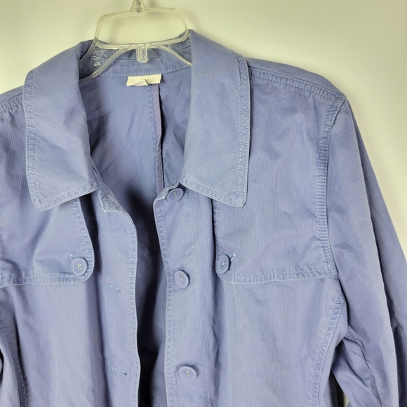 J. Jill 100% Cotton Button Up Jacket Sz XL - Picture 5 of 8